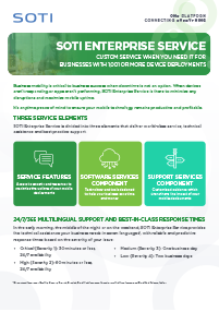 Download the SOTI Enterprise Service brochure